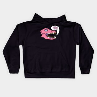 Pastel laughing skull Kids Hoodie